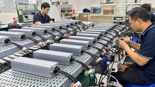 100% aging test on LED drivers before packing to catch marginal components