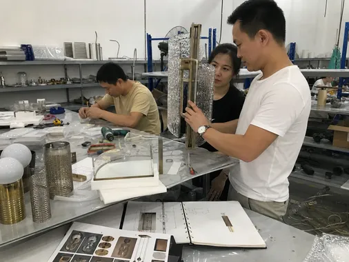 Custom restaurant lighting prototype development for hospitality fit-out