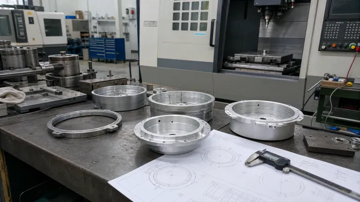 Custom tooling and CNC-machined housing prototypes for flush mount ceiling lighting OEM development