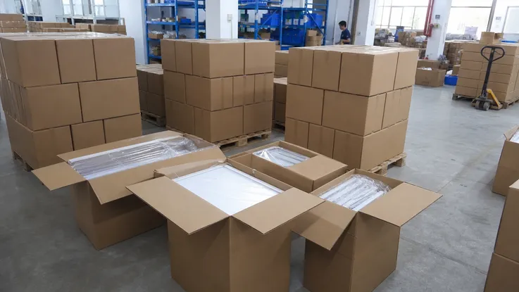 Rectangular carton packaging optimized for 40HQ container loading density