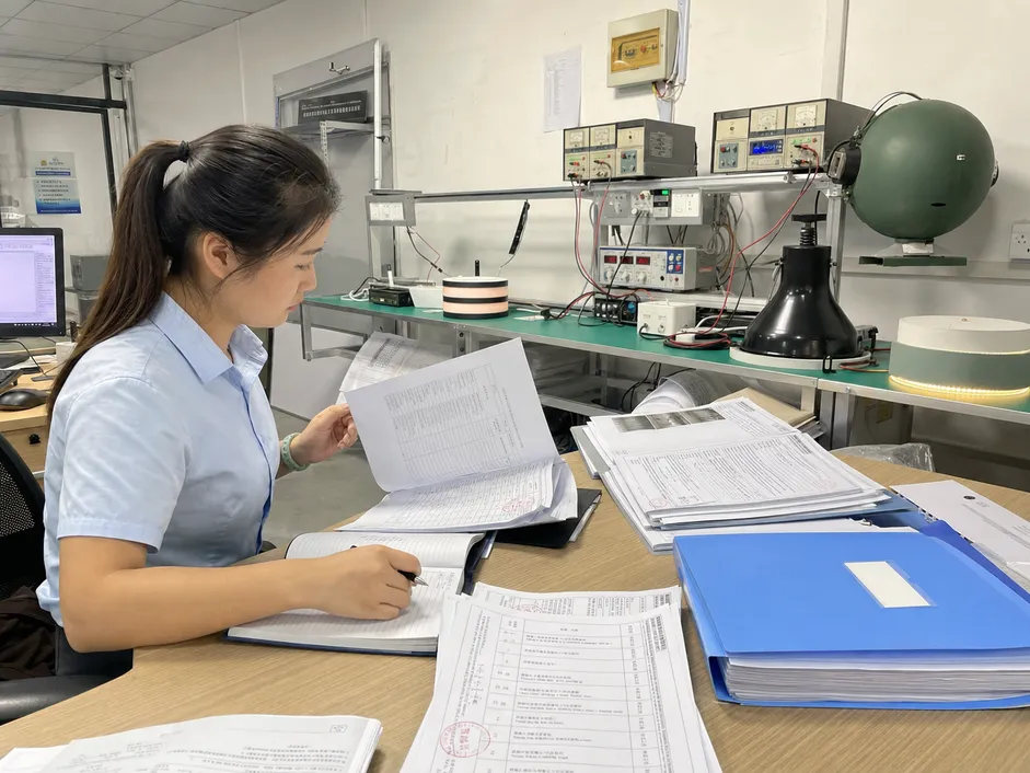 ASCLighting certification documentation and compliance testing for contemporary lighting collection
