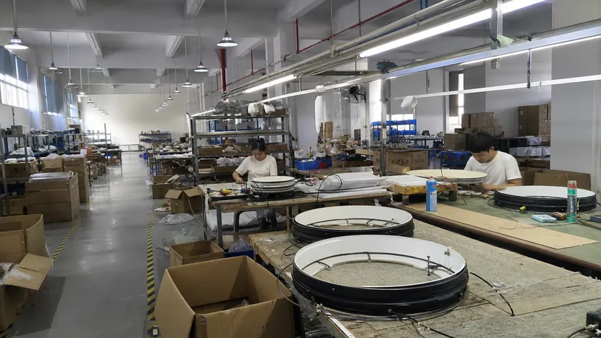 ASCLighting factory in Guzhen, Zhongshan — contemporary lighting manufacturing facility