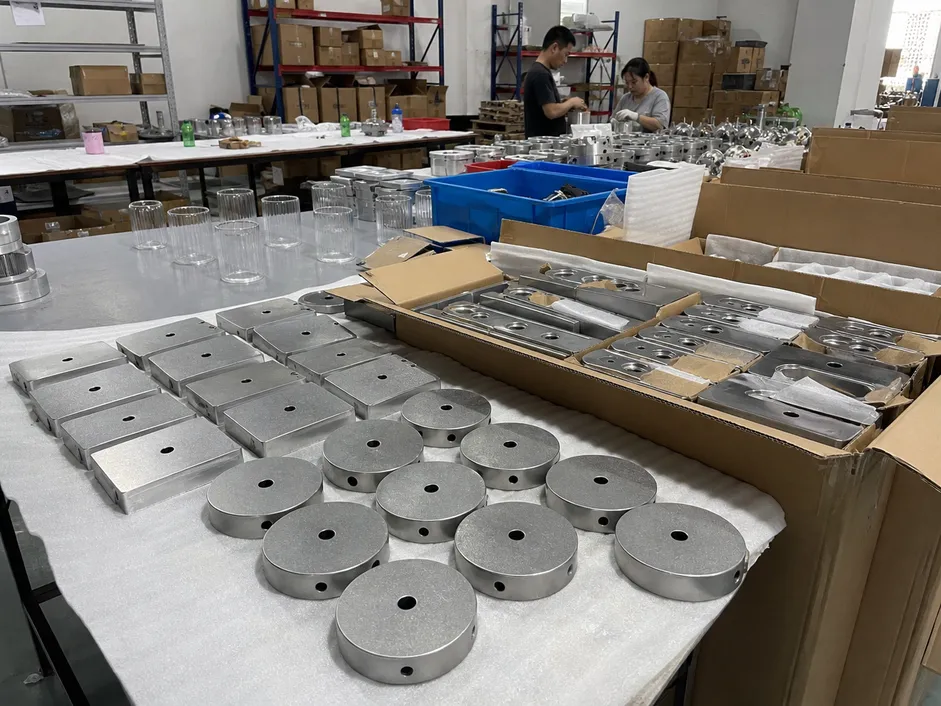 Die-cast housings and finished canopies ready for overseas manufacturer assembly