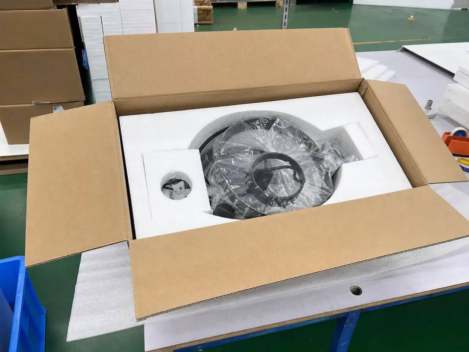 ISTA-compliant e-commerce packaging with EPE foam suspension for pendant lighting fixtures