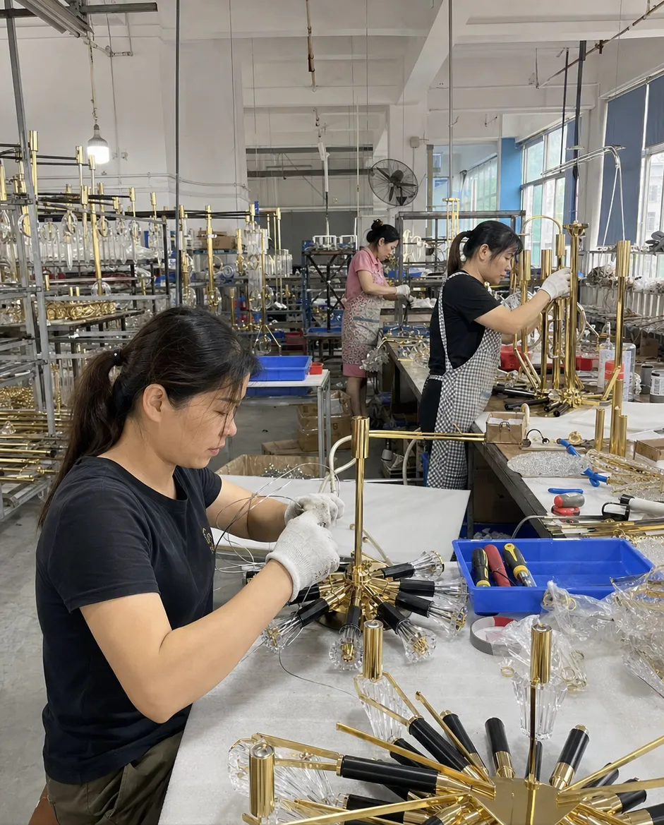 Custom decorative lighting manufactured in Guzhen factory