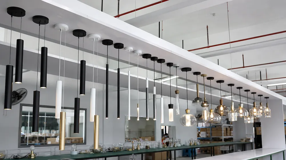 Range of LED pendant lighting styles for distributor catalog programs