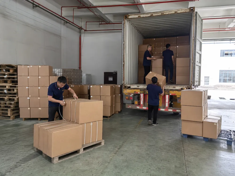 Optimized carton loading in 40HQ container for LED wall lighting export